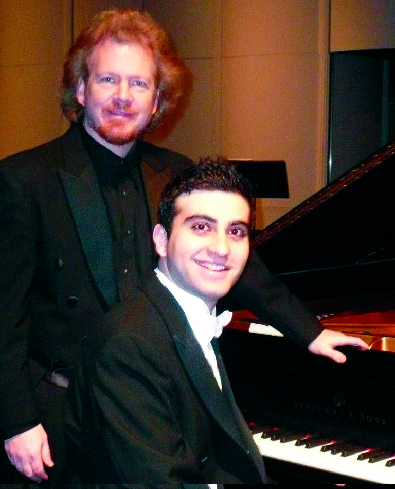 David Stewart Wiley with guest pianist Tavit Tashjian.