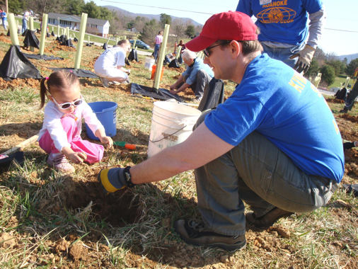 Blue Ridge Parkway Tree Planting Brings Community Together