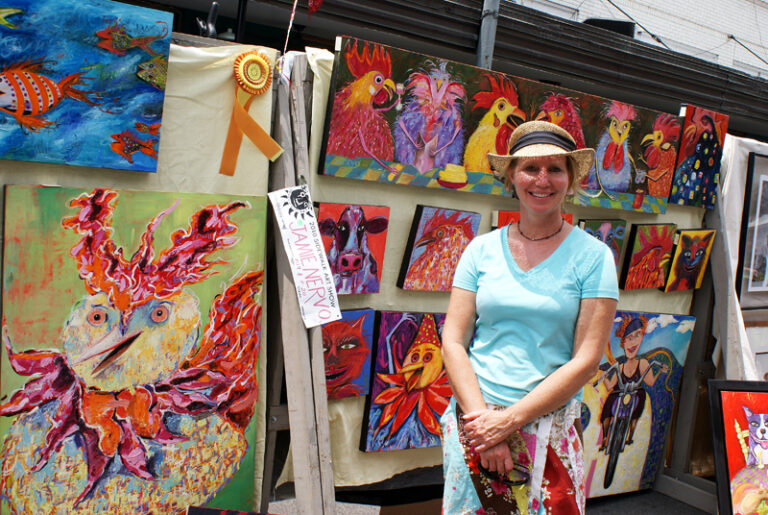 Sidewalk Show Attracts Artists, Patrons Of All Stripes