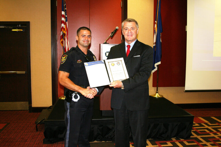 Officer Receives Lifesaving Award