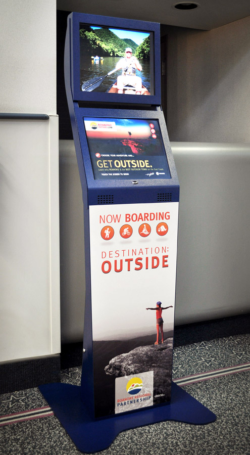New Airport Kiosk Helps Travelers Explore Roanoke Region’s Outdoors