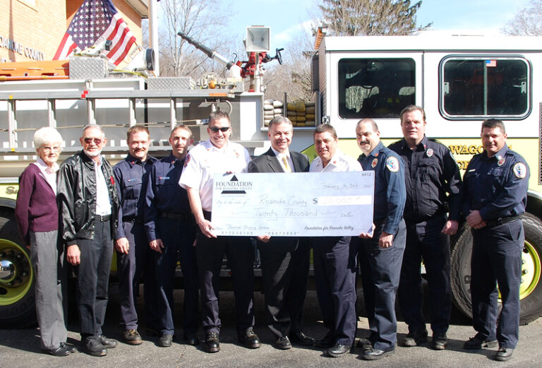 Foundation for Roanoke Valley Funds Safety Equipment Purchase