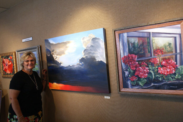 Featured Artist At 2nd Helpings Likes Big Sky, Bright Colors