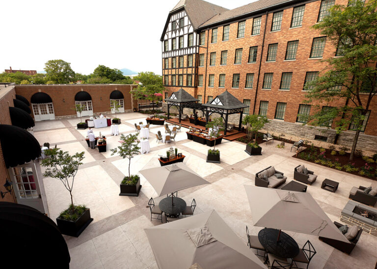 Hotel Roanoke Completes Renovations Of Garden Courtyard