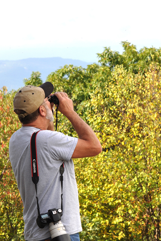 Poor Mountain Hawk Watchers Enjoy View – Gather Valuable Data