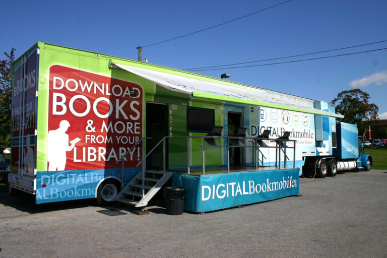 Digital Bookmobile Displays Latest Library Technology