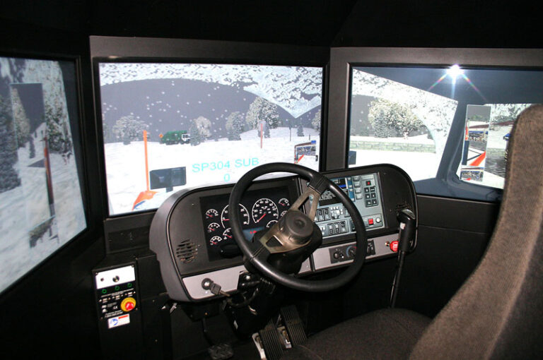 State of The Art Simulator Readies Snow Plow Drivers