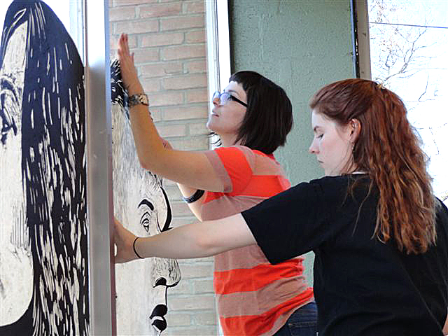 Collaborative City Public Art Project on Display