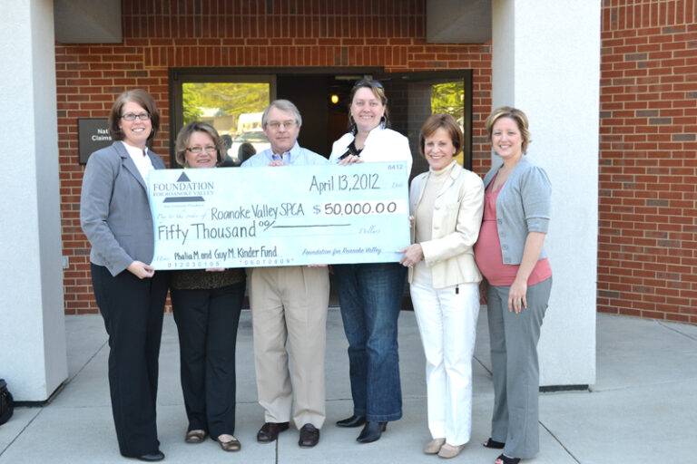 Foundation for Roanoke Valley Awards Initial Grant from Kinder Fund