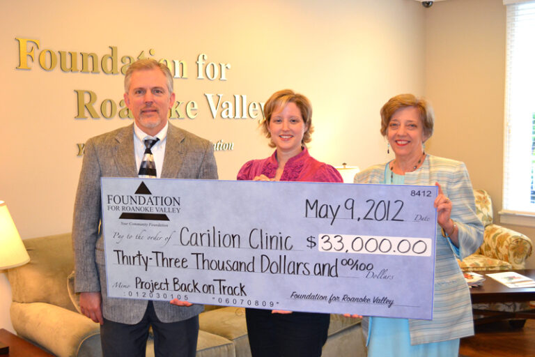 Foundation Awards $33,000 to Combat Substance Abuse in Roanoke