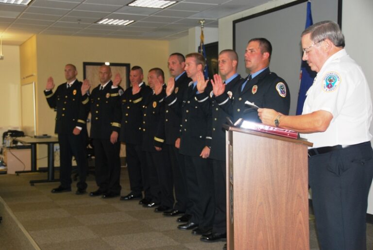Roanoke County Fire & Rescue Promotes Eight Officers