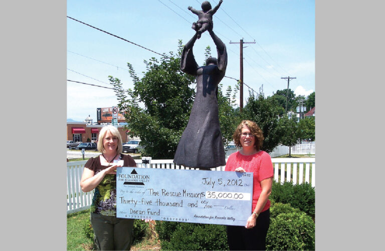 Foundation for Roanoke Valley Awards Grant to The Rescue Mission