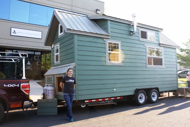 Tiny House Travels Far to Be Presented as Part of Thesis
