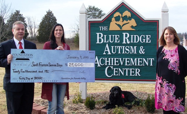 Foundation Funds Service Dog for Autism Center
