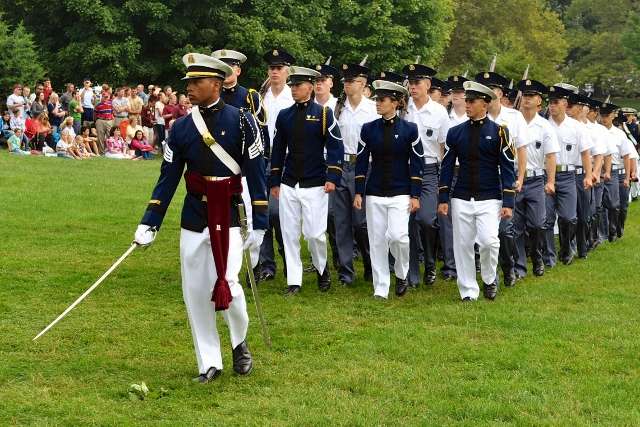 Parade Marks Entrance of 2017 Corps of Cadets