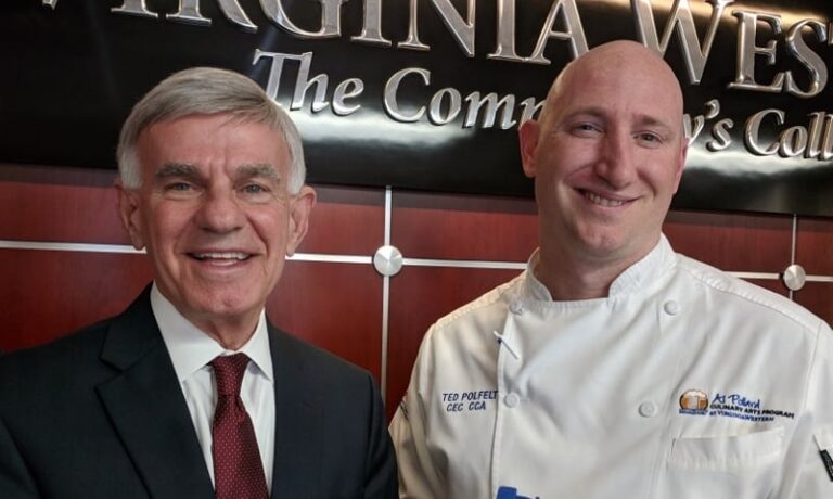 Virginia Western Educational Foundation Honors Chef Polfelt With Donald G. Smith Endowed Teaching Chair