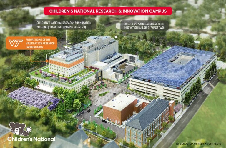 Children’s National Hospital, VA Tech Announce Partnership for Children’s National Research & Innovation Campus