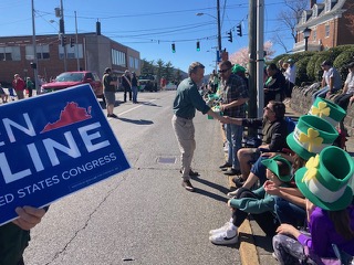 Rep. Ben Cline Joins People in Roanoke to Celebrate St. Patrick’s Day